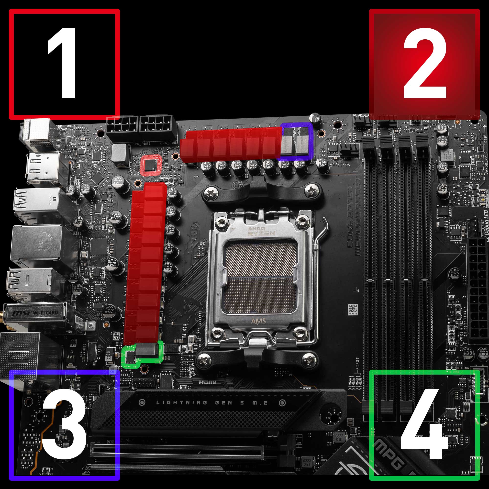 MPG B650 CARBON WIFI Motherboard